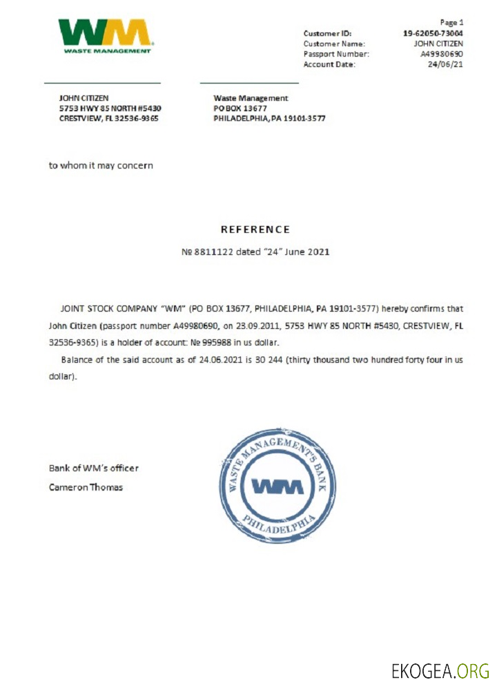 USA , WM , référence template